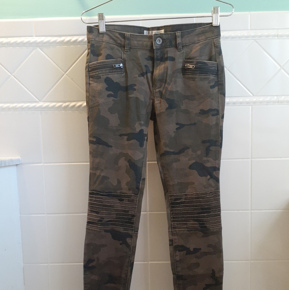 ZARA Camo Jeans